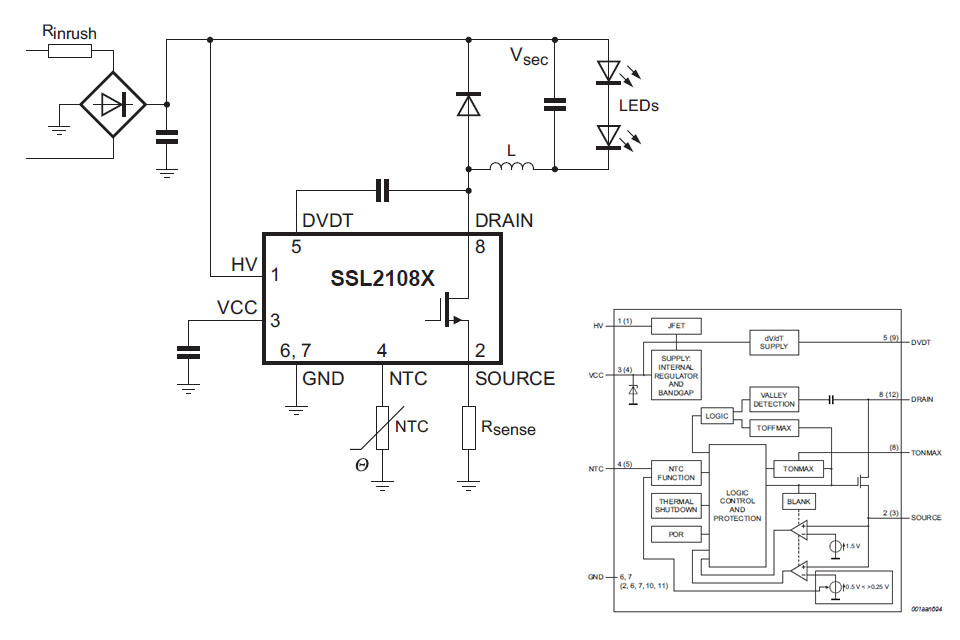 NXP Extends LED Driver ICs for Compact, NonDimmable Lamps — LED